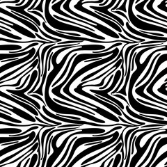 Small Zebra Pattern with White Background