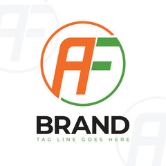 AF Circle Logo Design