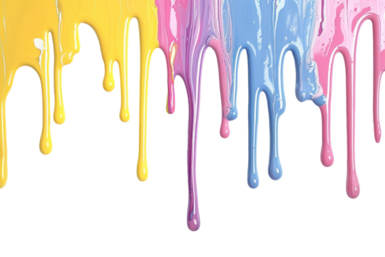 PNG  Color driping from the top backgrounds purple line.