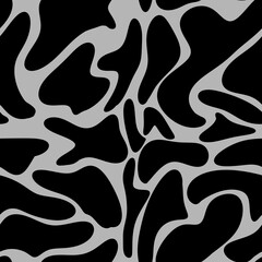 Big Cow Pattern with Gray Background