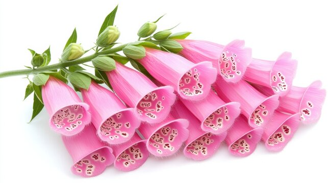 Beautiful Pink Flowers with Unique Inner Patterns