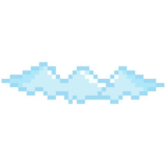 clouds pixel art video games, blue sky clouds weather cartoon 