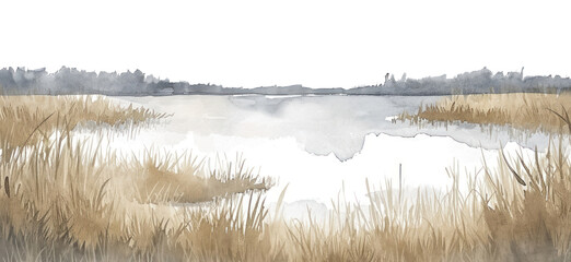 PNG  Wetlands outdoors painting nature.