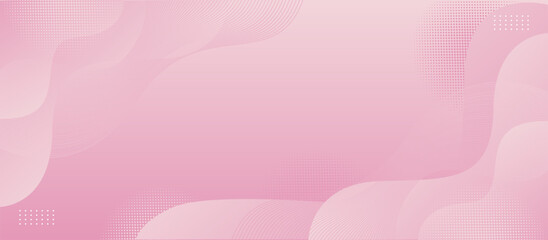 Abstract Gradient Pink Fluid Wave Background. Modern background design. Dynamic Waves. Suitable for websites, banners, brochures, poster backgrounds