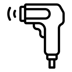 Obraz premium Handheld Barcode Scanner icon