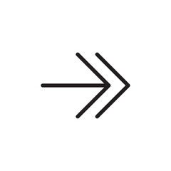 Arrows icon Vector set outline