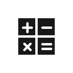 Calculator icon Vector set outline