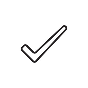 recommend clip art: Check mark icon Vector set outline