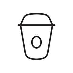 Coffee icon Vector set outline