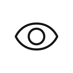 eye icon Vector set outline