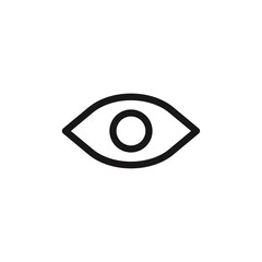 Eye icon Vector set outline