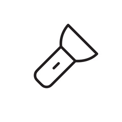 Flash Light icon Vector set outline
