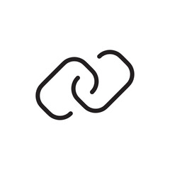 Link icon Vector set outline