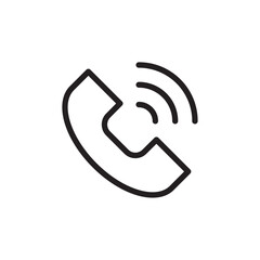 Phone icon Vector set outline