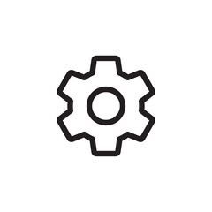 Settings icon Vector set outline