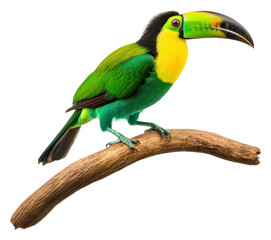 Obraz premium PNG Emerald Toucanet toucan animal bird.
