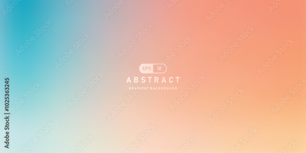 Aufkleber muted colors minimal abstract gradient vector background. earth tone color