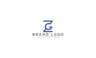 ZG logo design vector template design for brand.
