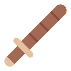 Wooden bokken sword used for Kendo practice.
