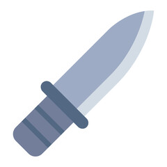 Combat knife used in martial arts and self-defense training.