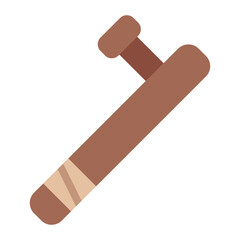 Tonfa escrima stick used for martial arts training and self defense.