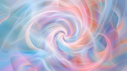 Fototapeta premium Abstract Swirling Pastel Background with Delicate Lines and Blurry Effects.
