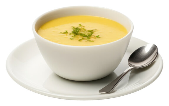 PNG A potage saucer spoon soup.