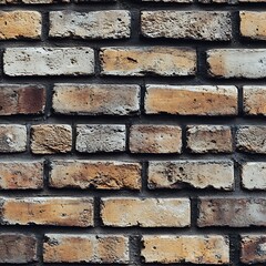 Old red brick wall texture background. Vintage brick wall texture background.