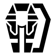 Sarcophagus icon representing ancient Egyptian burial practices and mummification.