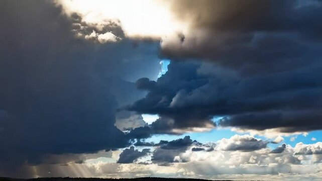 an Captivating Time-Lapse of Blizzards in Action: Experience the ferocity of winter with a time-lapse of blizzards, where swirling snow creates a mesmerizing yet challenging environment.