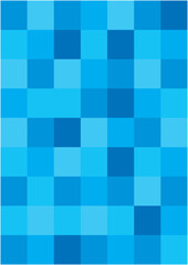 クリスマスカラーのカラフルなピクセルタイル柄の背景イメージ