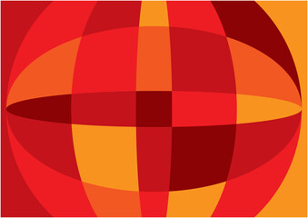 Obraz premium クリスマスカラーのカラフルなピクセルタイル柄の背景イメージ