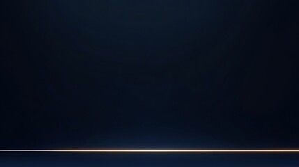 A dark blue background with a thin, horizontal line of light across the bottom.
