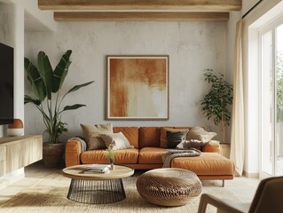Modern Living Room with Open Plan