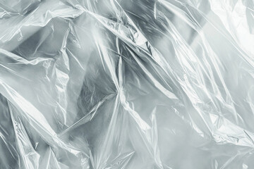 Obraz premium white Transparent Plastic Film Wrap Texture: Perfect Background for Modern Packaging and Product Design