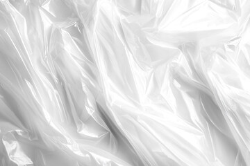 Obraz premium white Transparent Plastic Film Wrap Texture: Perfect Background for Modern Packaging and Product Design