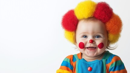 baby in costume for halloween, isolate