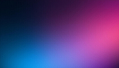 Fototapeta premium Blurred color gradient purple pink blue grainy color gradient background dark abstract backdrop banner poster card wallpaper website header design