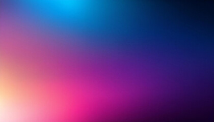 Blurred color gradient purple pink blue grainy color gradient background dark abstract backdrop banner poster card wallpaper website header design