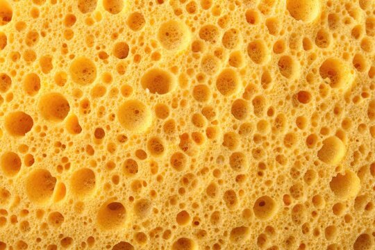 Closeup foam sponge cushion texture background