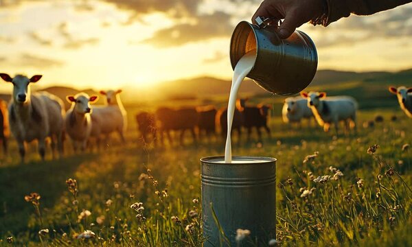 Milking Time in the Field