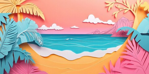 The stunning allure of Klayar Beach with its captivating landscape and natural beauty, Captivating landscape and natural beauty of a stunning beach scene