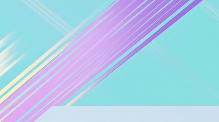 Abstract background with purple and white lines on a blue background.