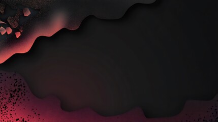 Obraz premium Abstract black and red background with space for text.