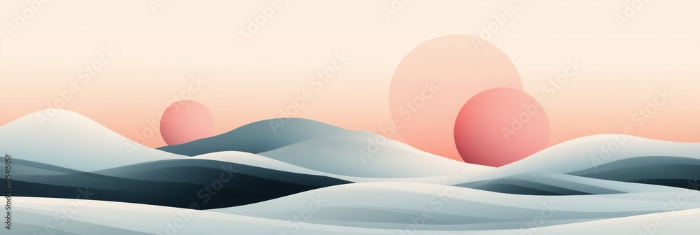 Poster abstract background vector presentation design with abstract simple shapes and lines, simple flat il