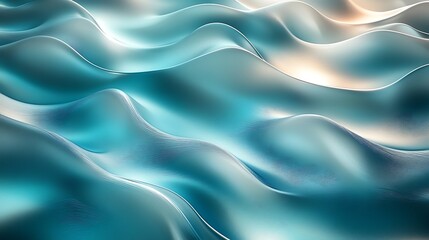 Fototapeta premium Abstract blue and white wave pattern.