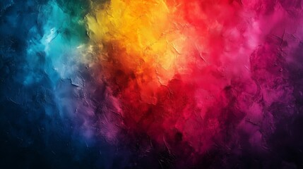 Fototapeta premium Abstract painting with vibrant colors