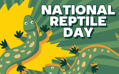 national reptile day with some reptiles
