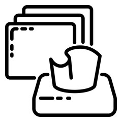 Cup icon, line icon style