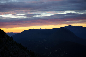 Atardecer en naturaleza